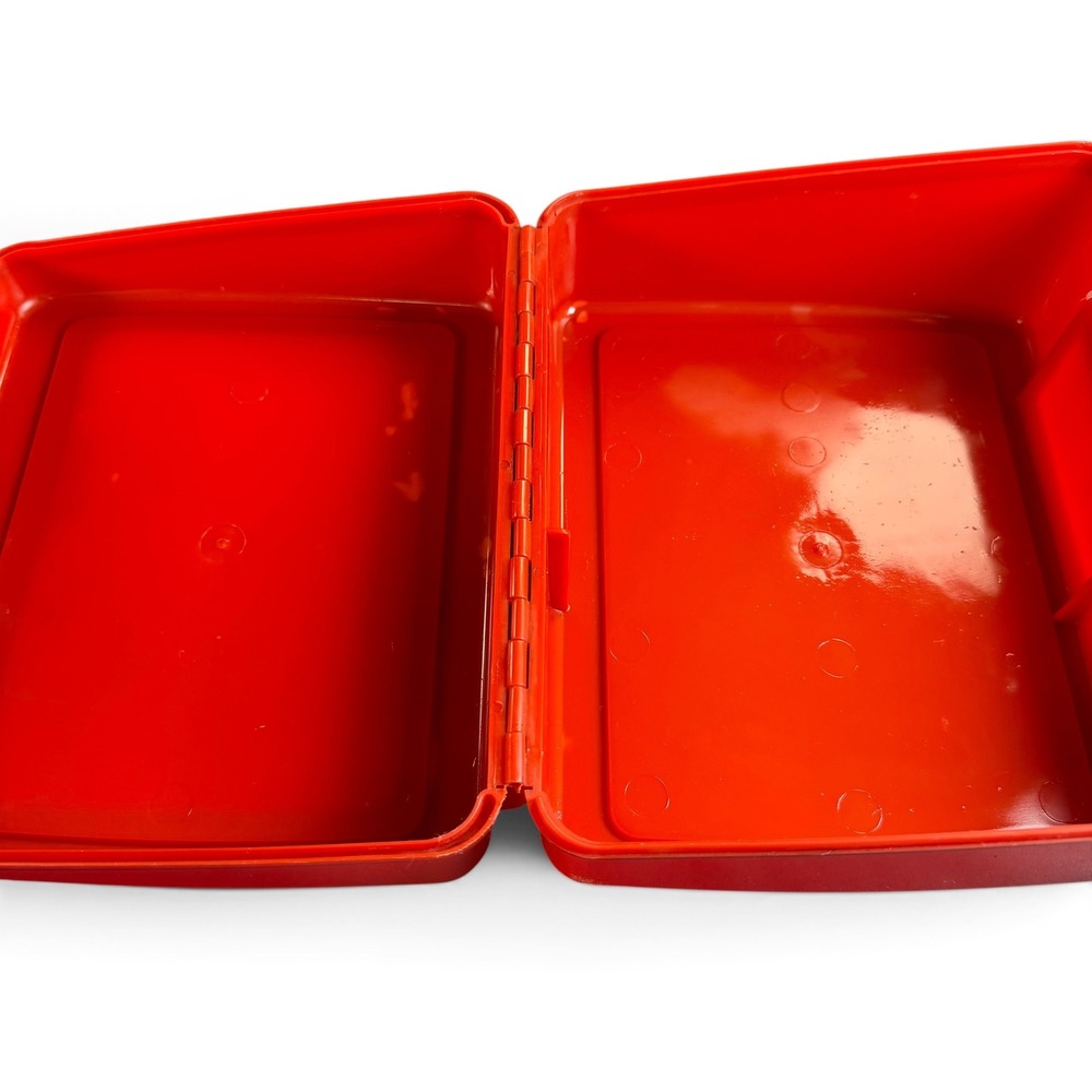 Vintage 1987 ALF Thermos Lunch Box with 10oz Thermos Bottle Red Plastic 80s TV - Picture 4 of 5